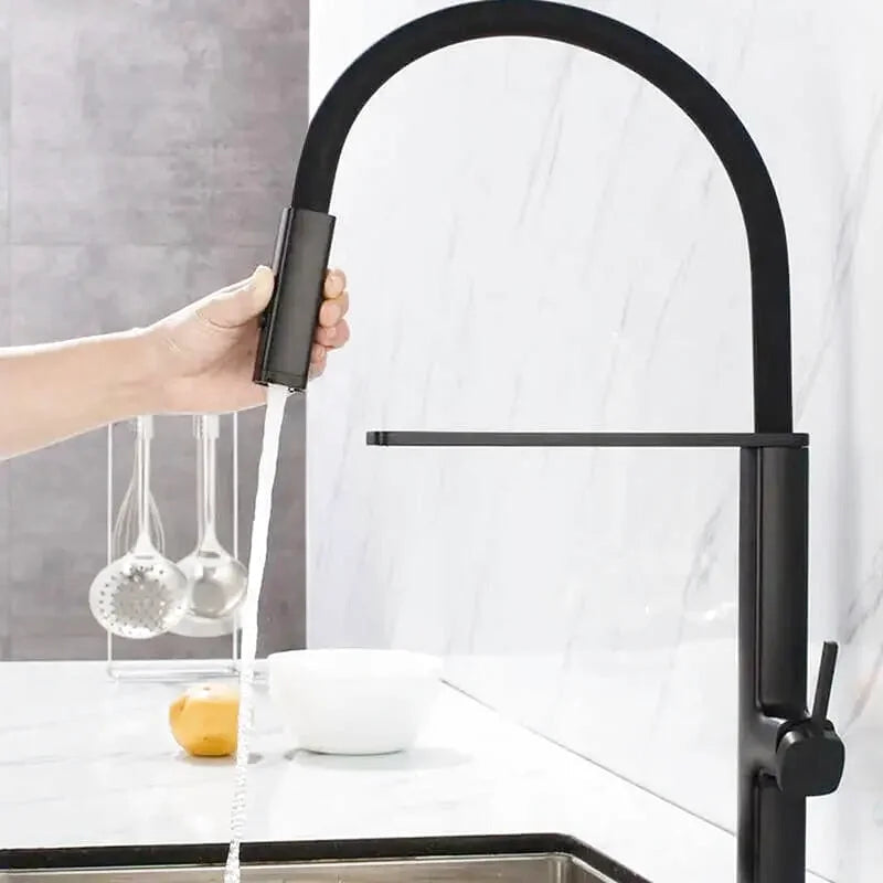 Robinet de Cuisine Haut de Gamme - En Laiton à Double Fonction