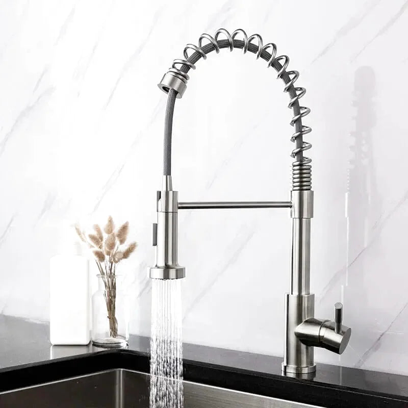 Robinet de Cuisine Pivotant – Douchette Flexible