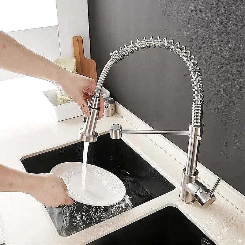 Robinet de Cuisine Pivotant – Douchette Flexible