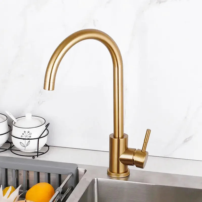 Robinet Mitigeur de Cuisine – Design Élégant en acier inoxydable