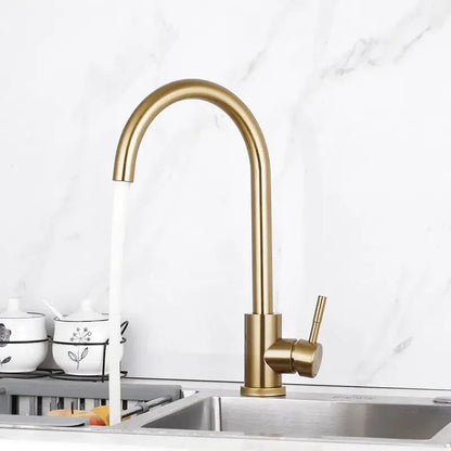 Robinet Mitigeur de Cuisine – Design Élégant en acier inoxydable