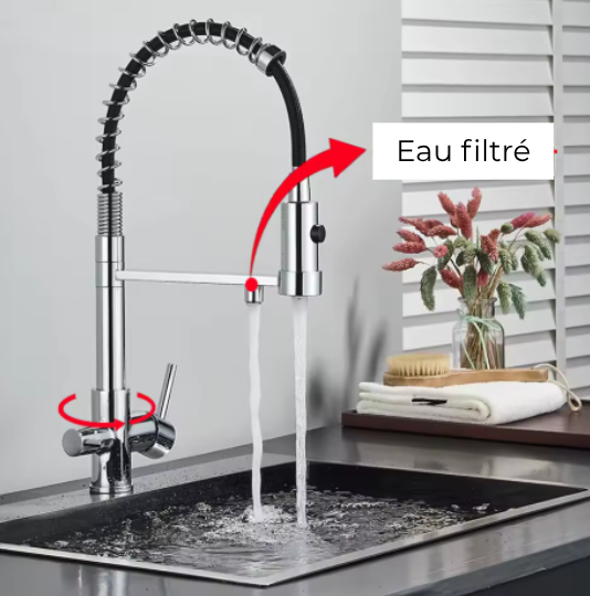 Zéphyr – Robinet Extractible Double Jet