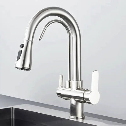 Robinet de Cuisine avec Filtre –Douchette Extractible et Mitigeur