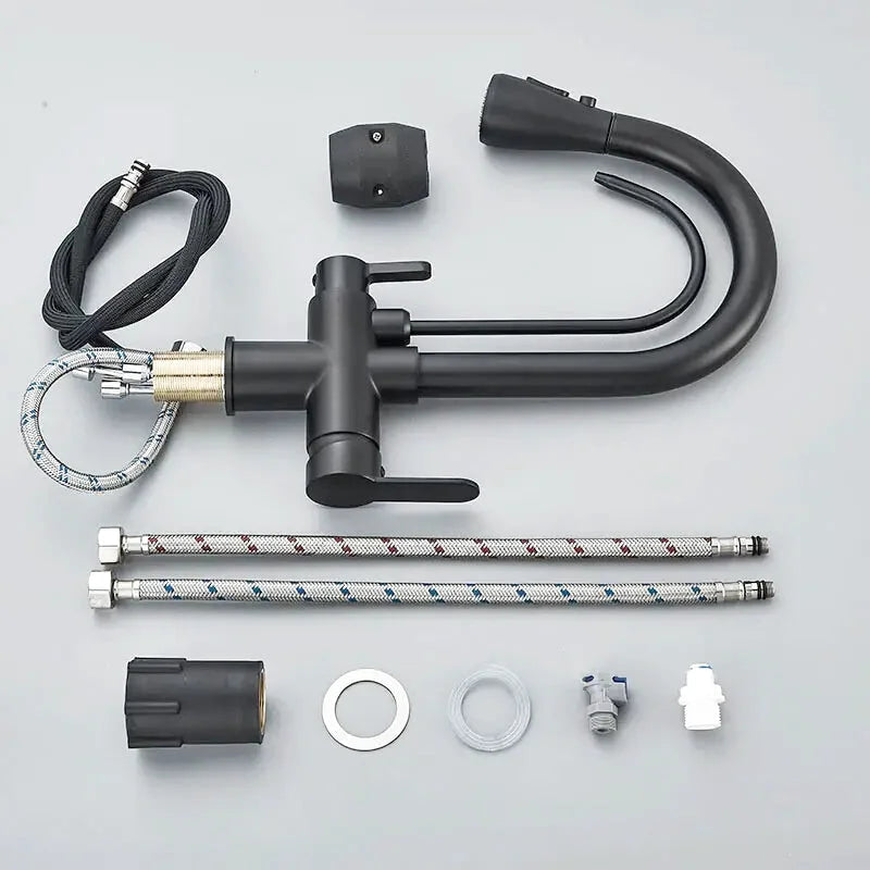 Robinet de Cuisine avec Filtre –Douchette Extractible et Mitigeur