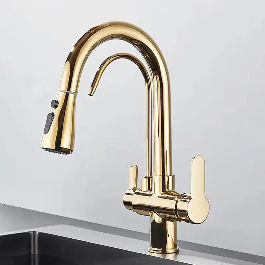 Robinet de Cuisine avec Filtre –Douchette Extractible et Mitigeur