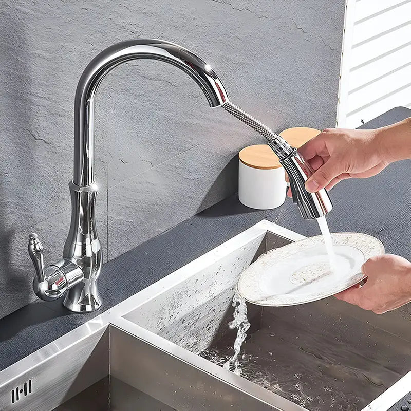 Robinet de Cuisine avec Douchette Extractible – Mitigeur et Design Moderne